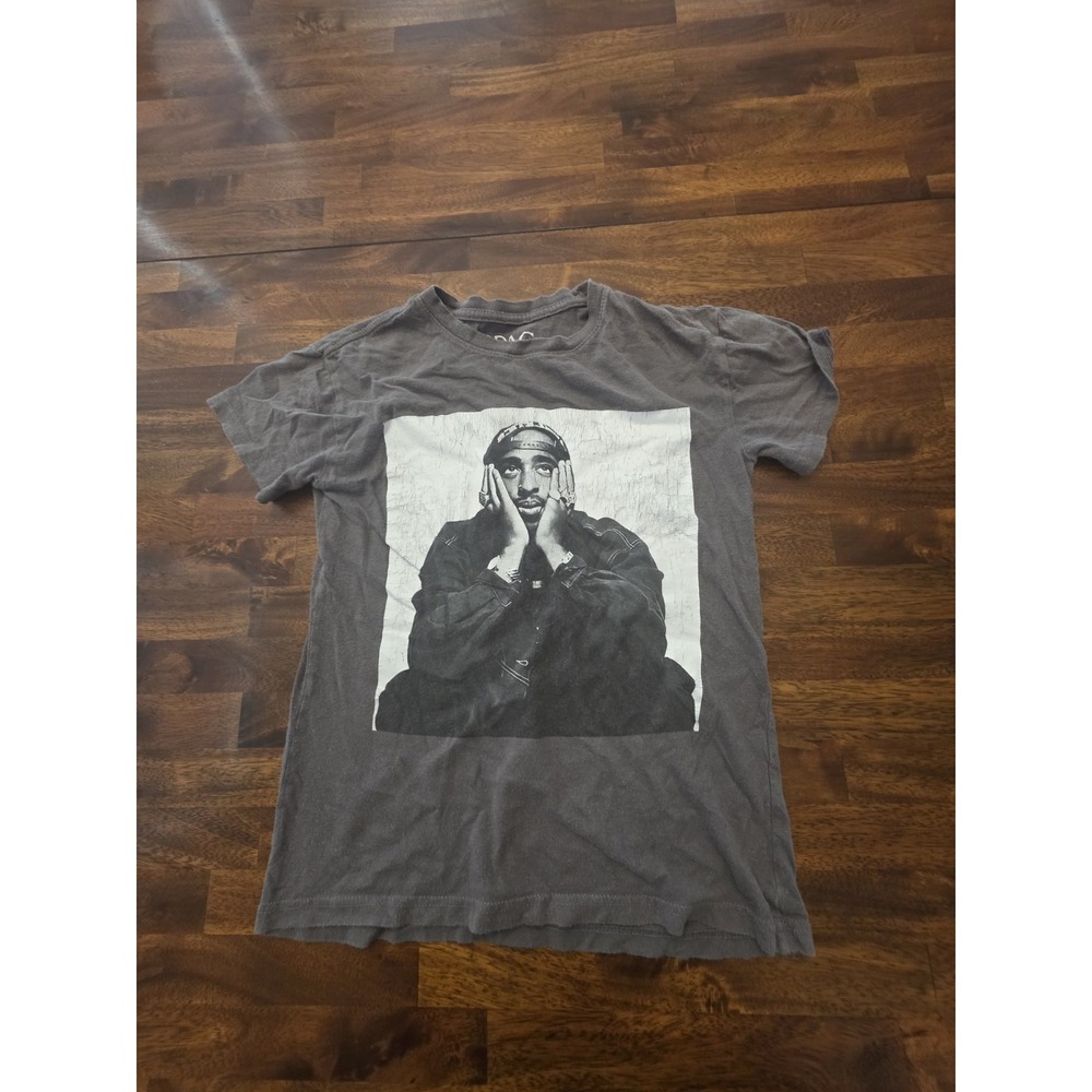 2pac Women's Xs T-Shirt Grey Cotton  Sku 92